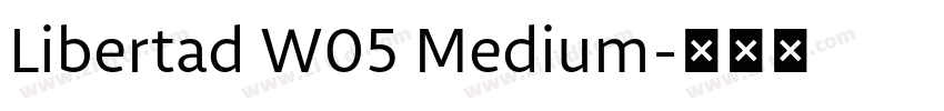 Libertad W05 Medium字体转换